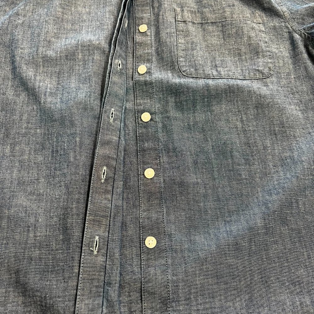Lands End Petite chambray tunic - Picture 7 of 8